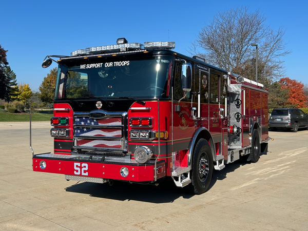 #chicagoareafire.com; #FireTruck; #Pierce; #Enforcer; #Lincolnshire-RiverwoodsFPD;