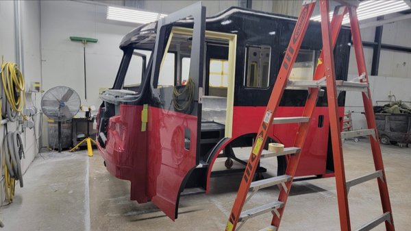 #chicagoareafire.com; #rosenbaueramerica; #FireTruck; #beingbuilt; #DekalbFD; #commander;