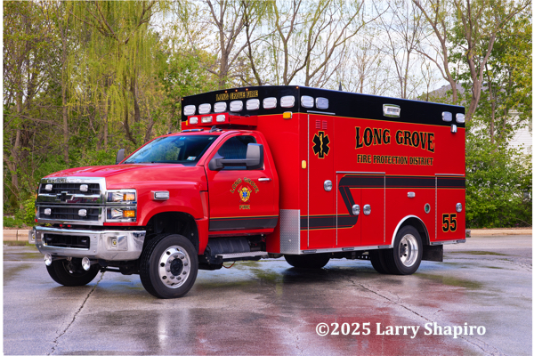 #chicagoareafire.com; #larryshapiro; #larryshapiro.tumblr.com; #shapirophotography.net; #larryshapiroblog.com; #LongGroveFPD; #ambulance; #Chevy; #5500HD; #Type1; #Braun;