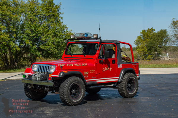 #chicagoareafire.com; #CaryFPD; #FireTruck; #apparatus; #TylerTobolt;  #jeep;