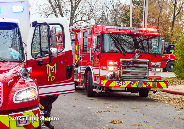 #chicagoareafire.com; #larryshapiro; #larryshapiro.tumblr.com; #larryshapiroblog.com; #shapirophotography.net; #firescene; #WheelinbgFD; #housefire; #FireTruck; #Pierce; #Enforcer;