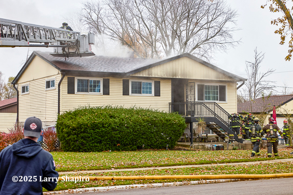 #chicagoareafire.com; #larryshapiro; #larryshapiro.tumblr.com; #larryshapiroblog.com; #shapirophotography.net; #firescene; #WheelinbgFD; #housefire; #venting; #smoke; #firefighters;