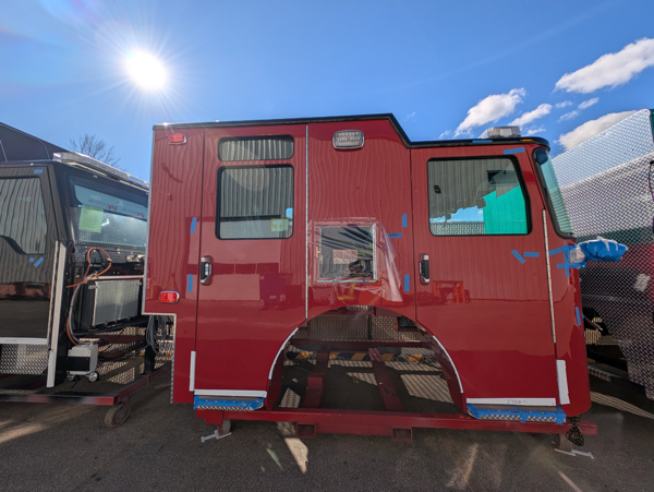 #chicagoareafire.com; #FireTruck; #Pierce; #Enforcer; #PUC; #SkokieFD; #beingbuilt;