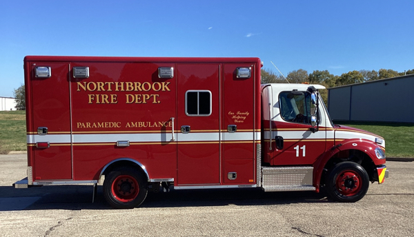 #chicagoareafire.com; #ambulance; #Horton; #Type1; #Freightliner; #M2106; #NorthbrookFD;