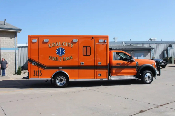 #chicagoareafire.com; #ambulance; #Superliner; #LifeLine; #CoalCityFPD;