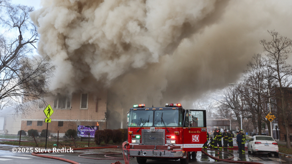#chicagoareafire.com; #ChicagoFD; #2-11Alarmfire; #SteveRedick; #firescene; #FireTruck; #Spartan;