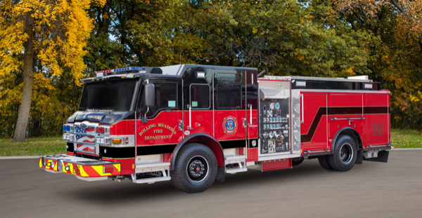 #chicagoareafire.com; #Pierce; #Velocity; #FireTruck; #pumper; #RollingMeadowsFD;