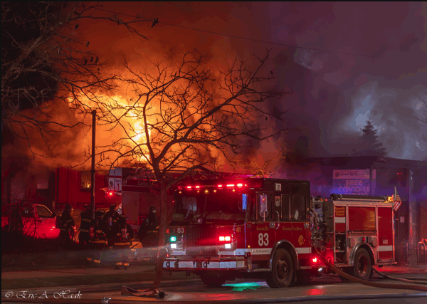 #chicagoareafire.com; #EricHaak; #historic; #firescene; #ChicagoFD; #FireTruck; #ThanksgivingDay;