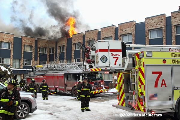 #chicagoareafire.com; #ChicagoFD; #2-11Alarmfire; #firescene; #DanMcInerney; #FireTruck; #EONE;