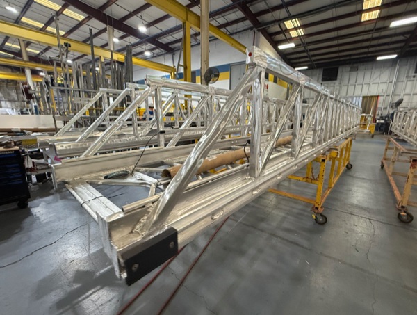 #chicagoareafire.com; #FireTruck; #beingbuilt; #EONE; #platformaerial; #Cyclone; #95RMP; #MelroseParkFD;