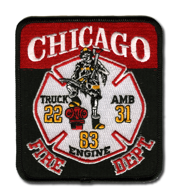 Chicago FD Engine 83, Truck 22 & Ambulance 31 patch