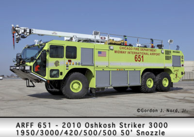 Chicago FD ARFF 6-5-1 at Midway Airport