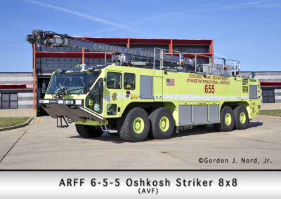 Chicago FD ARFF 6-5-5 at O'Hare Airport