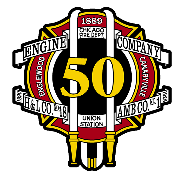 Chicago FD Engine 50's decal