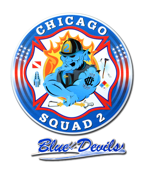 Chicago FD Squad 2's decal