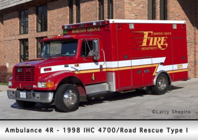 Morton Grove Fire Department Ambulance 4R