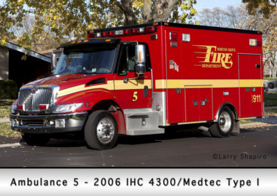 Morton Grove Fire Department Ambulance 5