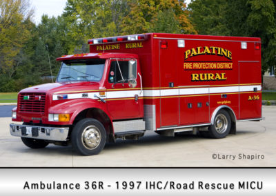 Palatine Rural Fire Protection District Ambulance 36R