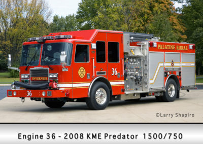 Palatine Rural Fire Protection District Engine 36