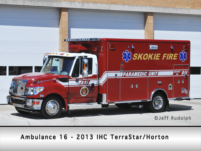 Skokie Fire Department Ambulance 16