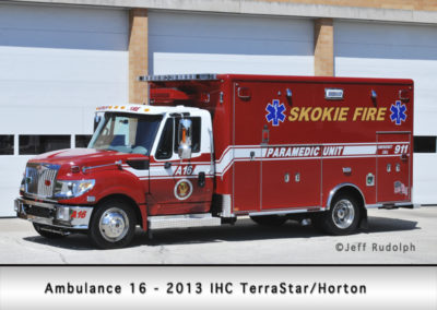 Skokie Fire Department Ambulance 16