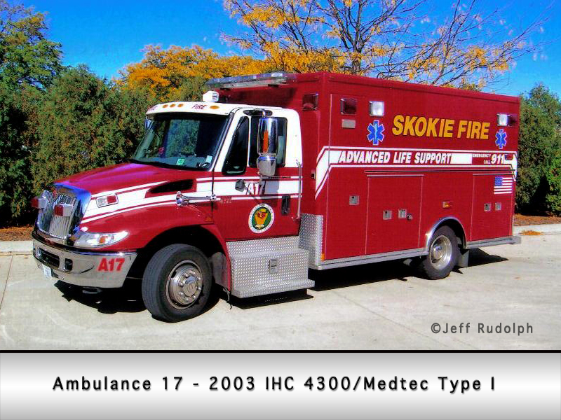 Skokie Fire Department Ambulance 17