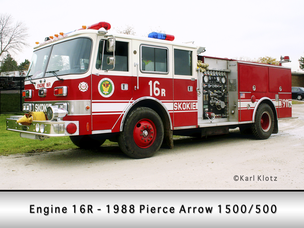 Skokie Fire Department Engine 16R