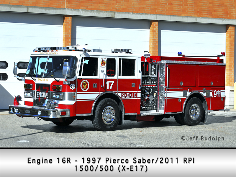 Skokie Fire Department Engine 16R