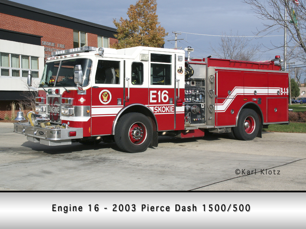 Skokie Fire Department Engine 16