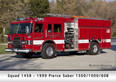 Newport Township FPD Squad 1425 - 1999 Pierce Saber 1500-1000-60B