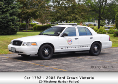 Winthrop Harbor Car 1792 - 2005 Ford Crown Victoria